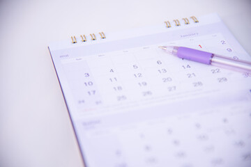 Fototapeta premium Calendar in planing concept.