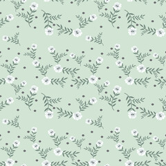 seamless flower with paisley pattern on   background
