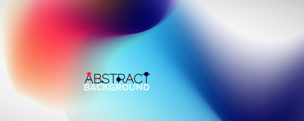 Fluid color gradient abstract background, trendy colorful wallpaper. Vector illustration for placards, brochures, posters, banners and covers