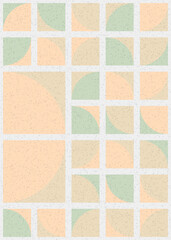 Abstract Geometric Pattern generative computational art illustration