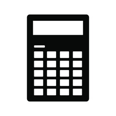 Calculator vector, Digital marketing line style icon editable stroke on white background