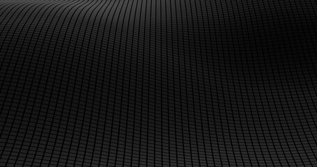 Obraz premium Render with gray simple curved geometric tiles background