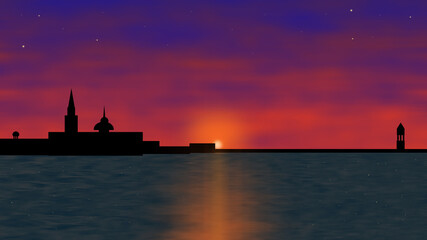 Obraz premium Is it a sunset or a sunrise for you?