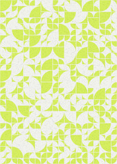 Abstract Geometric Pattern generative computational art illustration