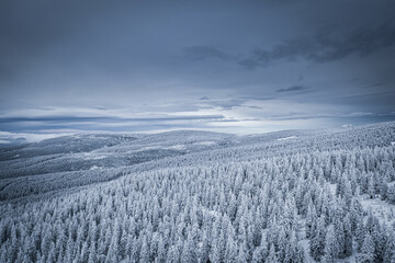 Krokonose mountains is located in northeastern Bohemia and in the south of the Polish part of Silesia. The highest mountain in the Giant Mountains and the whole of the Czech Republic is Snezka 1603m.