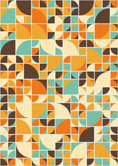 Abstract Geometric Pattern generative computational art illustration