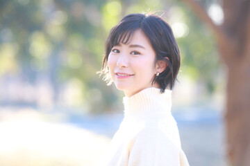 女性ポートレート