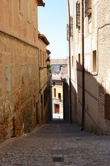 Stone staircase in the town