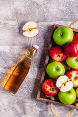 Apple cider vinegar or fermented fruit drink