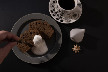 手作りコーヒーケーキ