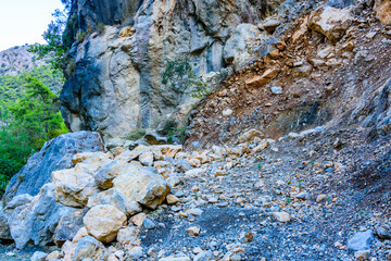 Rocks in a Goynuk canyon. Antalya province, Turkey