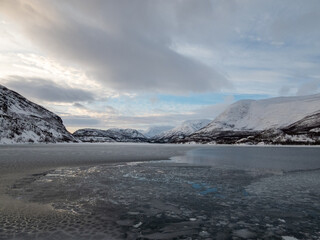 Landschaft in Troms og Finnmark, Tromsoe, Norwegen