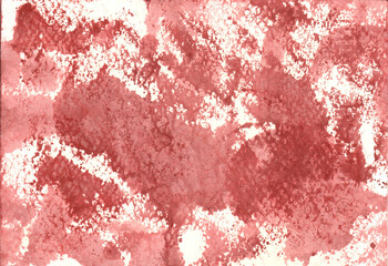 Carmine lake abstract watercolor hand painted background