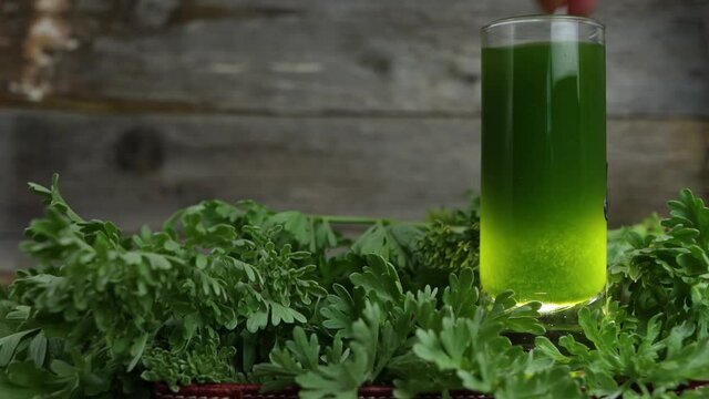 shaking an absinthe drink