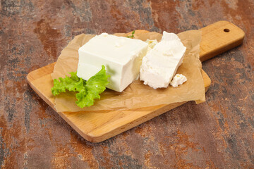 Greek traditional Feta soft cheese