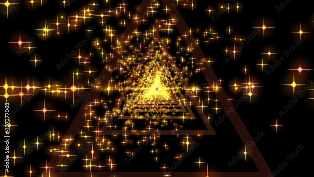 Poster isolated black background. an abstract tunnel of displacement in the universe. the speed of digital 