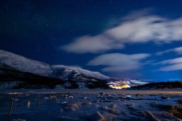 Landschaft im Winter, Kommune Alta, Norwegen
