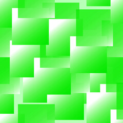 Seamless pattern of squares in light green shades for textiles.