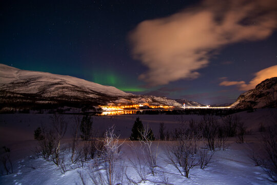 Polarlicht, Kafjord, Alta, Norwegen © U. Gernhoefer