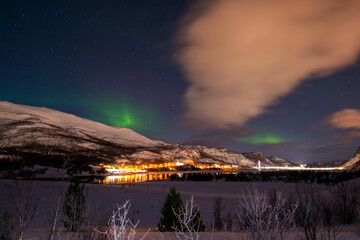 Polarlicht, Kafjord, Alta, Norwegen