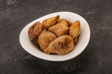 Dry sweet fig fruit heap