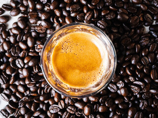 cup of coffee beans