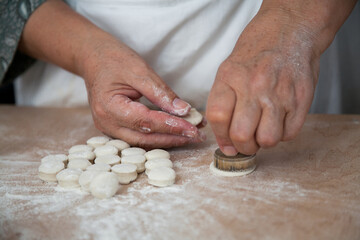 Prosphora. Liturgical bread. Sacrament of communion.