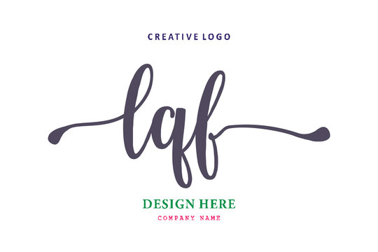 LQF lettering logo is simple, easy to understand and authoritative