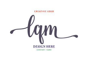 LQM lettering logo is simple, easy to understand and authoritative