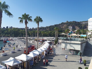 Fototapeta premium Balade dans le marché de Malage