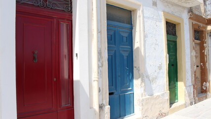 Fototapeta premium Portes colorées à Malte