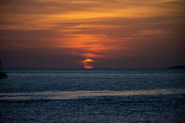 indian ocean sunset