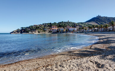 Fototapeta premium Paysages de Collioure dans le département des Pyrénées-Orientales - Région Occitanie