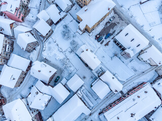 The village of watches in Carnia. Snow and magic