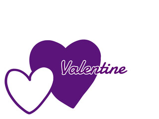 Happy valentine's day wishes greeting card abstract background, hearts pattern, blank copy space for text, graphic design illustration wallpaper