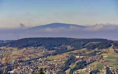 Smog in Poland, terrible pollution quality, bad air condition in Europe