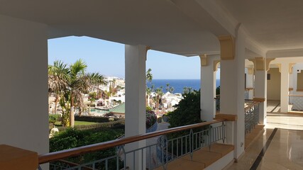 view from the balcony