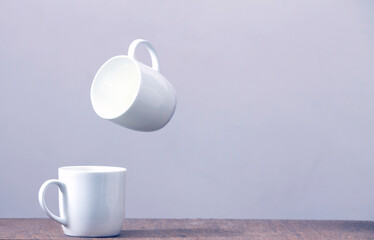 cup of coffee and milk