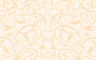beautiful seamless floral pattern ornament