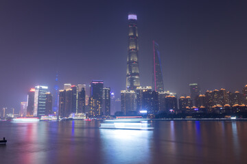 Fototapeta na wymiar Shanghai Skyline by night