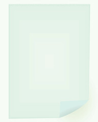 Blue empty note. vector illustration