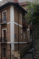 Fototapeta na wymiar Residential building in a neighborhood of Bilbao