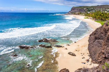 Plage de Boucan Canot, île de la Réunion 