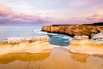 Beautiful coastline and Seaview in Botany Bay National Park