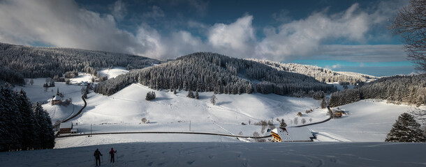 Winter in the Black Forest in Germany