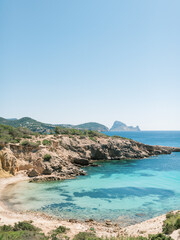 Fototapeta premium Ibiza Es Vedra | Fine-Art Travel Photography | Blue Coloured Sea Paradise