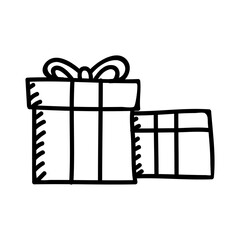 Mothers Day Gift Hand Drawn Icon. Vector Design Illustration Sign.