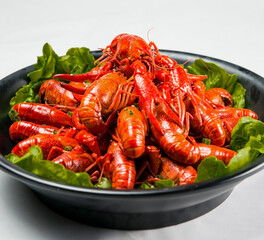 Asian gourmet crayfish