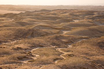 Fototapeta na wymiar Paisaje lunar Swakopmund Desierto Namib Namibia