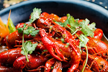 Asian gourmet crayfish